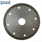 115*1.6/1.2*7*22.23mm Hot Press 4.5inch continuous Rim diamond saw blade for cutting tile