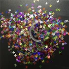 Butterfly Glitter Poly Shape Sequin Variety Holo Colors Butterfly Mix Glitter For Tumbler Decoration