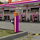 gas station construction steel structure for petrol station canopies