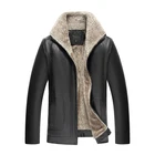 Polyester Leather Coat China Manufacturer Wholesale Motor Fashion Warm Shearling Pu Leather Coat Jacket