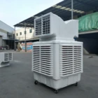 Industrial and commercial mobile evaporative coolers