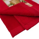 Solid Color Applique Kitchen Dish Hand terry soft cotton Towels
