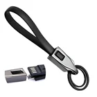 New Coming Best Price Customized Available 3D Full TPE usb keychain cable Supplier in China