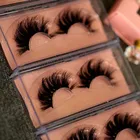Mink Eyelash 5d Mink Eyelashes Full Strip Lashes 18mm 25mm 3d Fluffy Mink Eyelash Wholesale Mink 5d Eyelash
