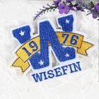 Kavatar cheap custom chenille letters patch,jacket chenille patch applique