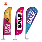 Advertising Flying Beach Flag Banner Promotion Wind Flag