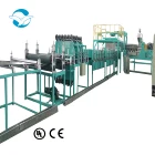 plastic PP 3D automatic cellular hollow honeycomb sheet bubble board extrusion making machine line