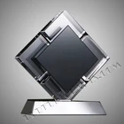 New custom high quality and cheap price colored crystal award trophy -CCA050