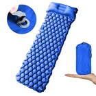 TPU inflatable sleeping pad camping mat beach air mattress with pillow