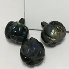 Labradorite Labradorite Carved Natural Flashy Labradorite Pumpkin Of David Crystal Stones For Healing