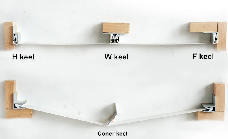 Aluminum stretch ceiling profile for ceiling system