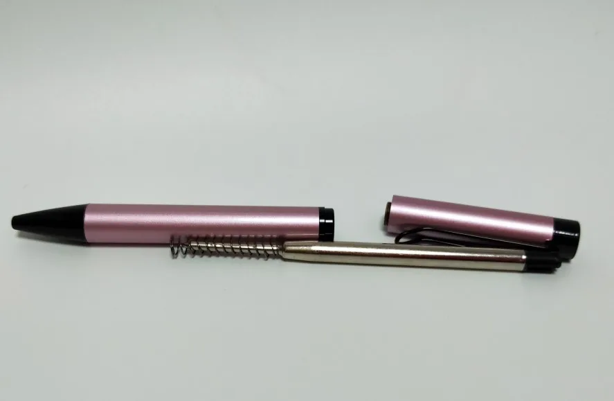 promotional custom logo color barrel gift ball pen