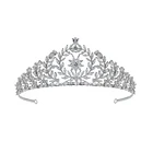 00517 Xuping women wedding hair accessories jewelry rhinestone tiara luxury crown for bridal