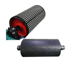 china conveyor pulleys drum ceramic pulley rubber lagging