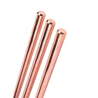 UL Listed 467 1/2" 5/8" Solid Copper bonded Earth Rod Price copperweld clad steel ground rod for earthing system