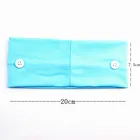 Button Button Headband Factory Direct Hair Band Button Hair Band Anti-leather Solid Color Explosion Headband
