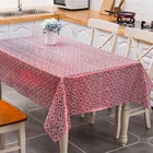 137CM*20M Multi Color Lace Tablecloth Waterproof Non-slip 137cm PVC Table Cloth