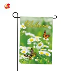 Custom Made Polyester Waterproof Seasonal Outdoor Decorative Sublimation Garden Flag Set