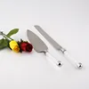 Stainless Steel Cake Decorating Tools Type Silver Plated Knife And Server Set For Wedding Service