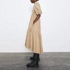 Women Cotton High Quality Women 100% Cotton Plus Size Maxi Casual Dresses