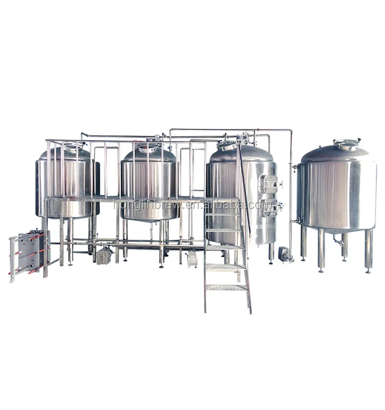 3BBL 5BBL 7BBL 10BBL stainless steel craft beer brewery equipment turnkey project with steam jacket for pub