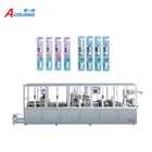 automatic plasticb lister thermoforming heat sealing packing machine toothbrush blister packing machine of battery