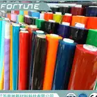 China manufacture soft FLUORESCENT COLOR HOLOGRAM COLOR plastic super clear transparent PVC film in roll or sheet