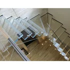 AS/NZS2208 Certified Anti Slip Tread Glass Floating Staircase