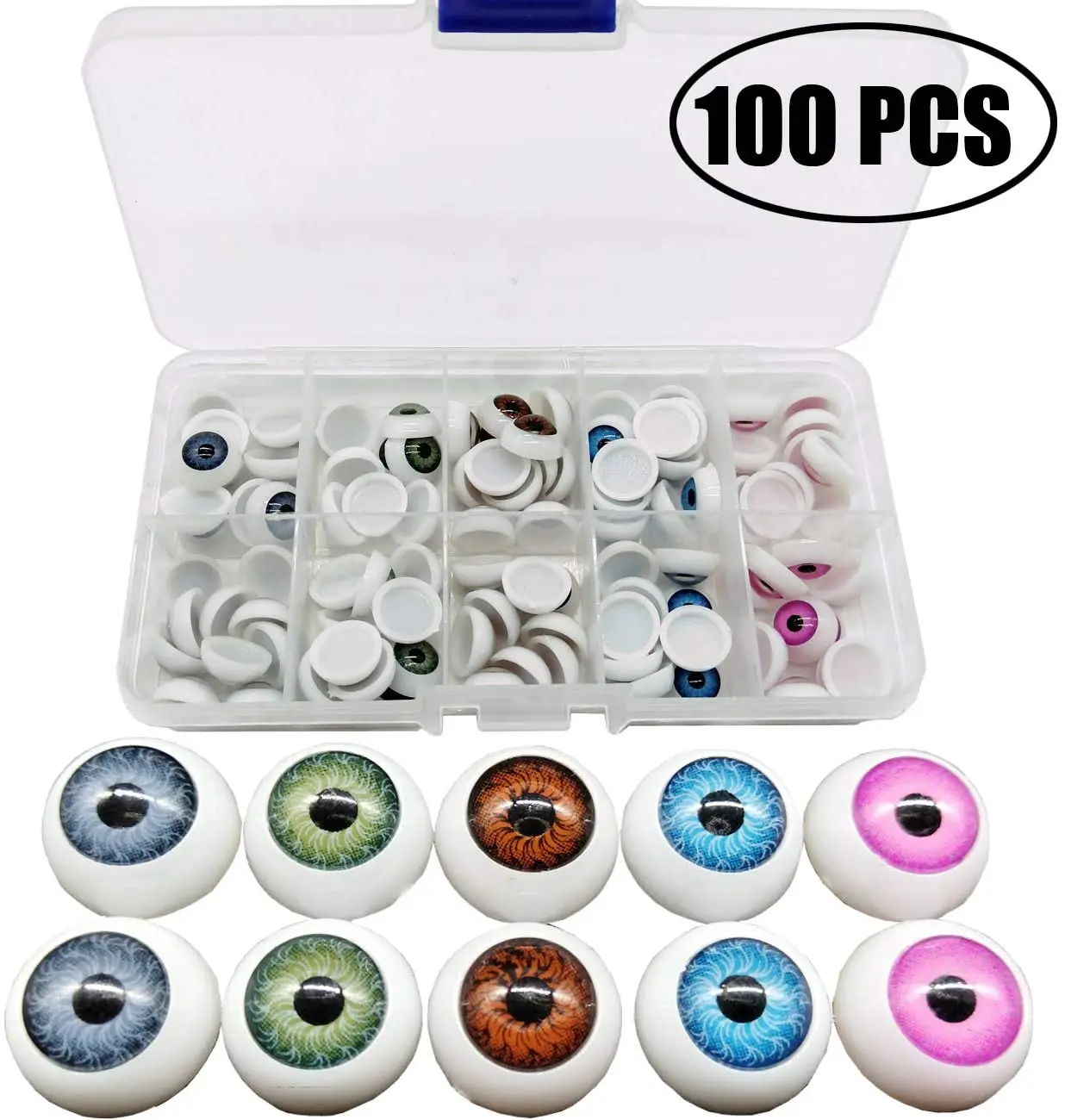 doll eyeballs half round acrylic eyes for diy doll bear crafts