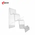 Wholesale Custom 3 Tier Stepwise Clear Acrylic Handbag Display Stand