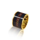 Fashion Women Jewelry Custom Colorful Elegant Cloisonne Enamel Finger Ring