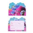 Custom Cartoon Theme Invitation Card Envelope Unicorn Kids Baby Shower Supplies Party Favors Birthday Invitation Card