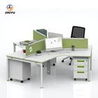 3 Person Office Desk Partition Workstation Panel