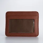 Hot minimalist Europe luxury fashion mens wallet Custom RFID leather credit ID Card holder