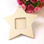 Wholesale Unfinished DIY Natural Wood Mini Photo Frame