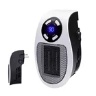 Wall Mounted Adjustable Thermostat PTC Electric 500W Mini Fan Heater