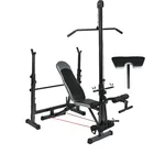 Dumbbell Barbell Set Bench Mutli Function Station Rack Plates Set For Strength Training with bench