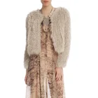 Genuine Winter Fur Coat Woman Sheep Girls Fur Coat