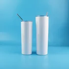 2020 New Fashion Sublimation Blanks 20oz Metal Skinny Stainless Steel Tumbler