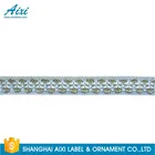 French 3D bead feather embroidery lace for wedding dress
