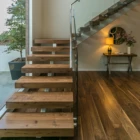 Modern Wood Stairs Steel Staircase Home Floating Stairs