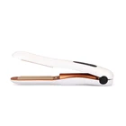 Custom White Usb Rechargeable Hair Straightener Mini Portable Private Label Cordless Flat Iron