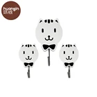 Hot sale lovely cat family wall coat hook key holder