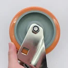 Stainless Steel Polyurethane PU Wheel Swivel Caster
