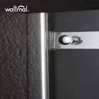 Aluminium Alloy Shower Enclosure Tempered Glass Sliding Shower Door