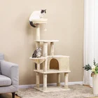 Hotsale Wooden Nature Paradise Cat Tree Pet Furniture Home Tree Cat Play Toy Wood Cat Scratcher Tree