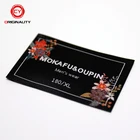 Custom Brand Folded Textile Luxury Satin Neck Labels For Garment Woven Custom Woven Label