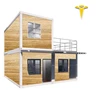 Container Hotel 40ft Contain Barbershop Modular Duplex Home Move Container House Portable Bunk Houses