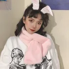 Fur Wholesale Women's Fall/winter All-match Plush Thermal Collar Faux Rabbit Fur Scarf