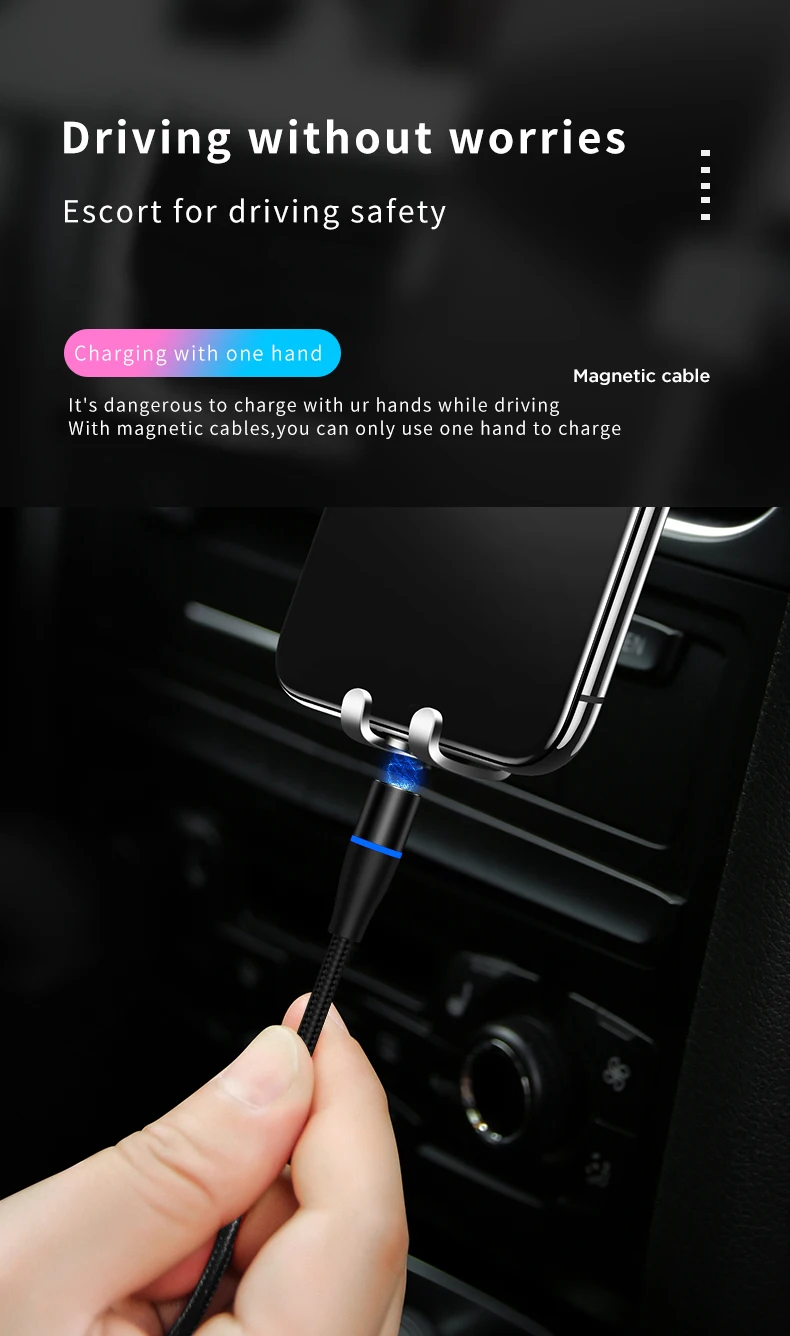 3A 1M/3FT G10 High Quality New Magnetic Charging Cable - ANKUX.COM